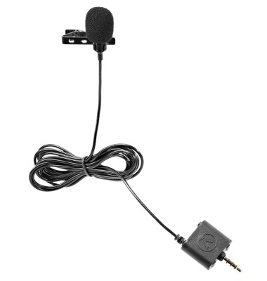 MiCreator Y-Lav Lavalier Microphone with Headphone Input