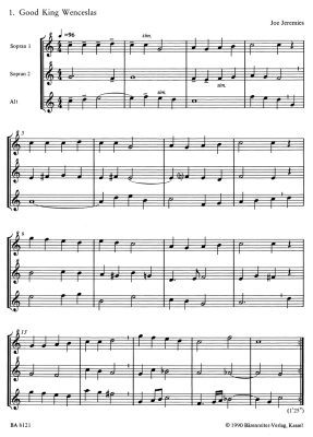 Christmas Carols - Jeremies - Recorder Ensemble - Performance Score