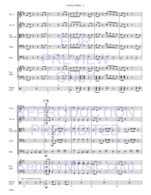 Leftover Blues - Frueh - String Orchestra - Gr. 2