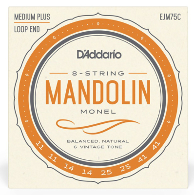 DAddario - EJM75C Mandolin Medium Plus Strings Set - 11-41