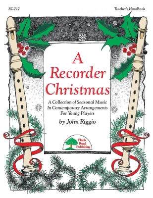 Plank Road Publishing - A Recorder Christmas Riggio Ensemble de fltes  bec Livre avec CD
