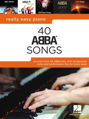 Really Easy Piano: 40 ABBA Songs - Easy Piano - Book