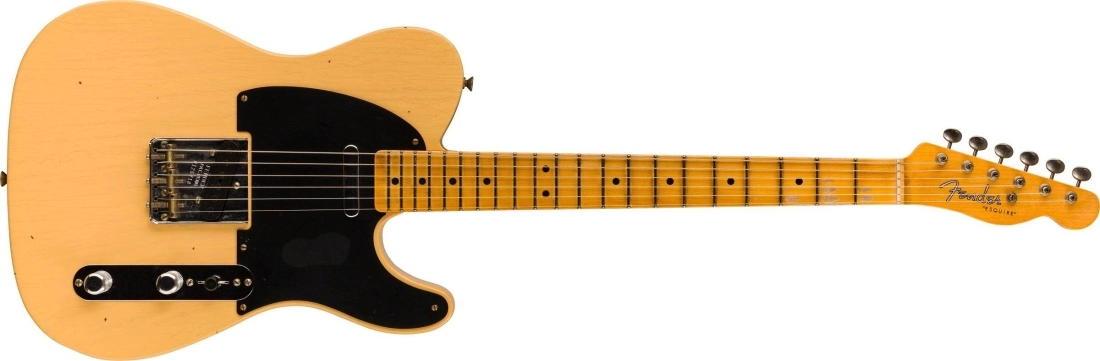 1950 Double Esquire Journeyman Relic, 1-Piece Rift Sawn Maple Neck -  Nocaster Blonde