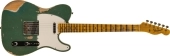 Fender Custom Shop - 1965 Telecaster Custom Heavy Relic, Quartersawn Maple Neck - Aged Sherwood Green Metallic