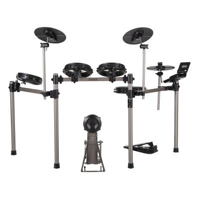Titan 50 5-Piece Complete Electronic Drumset with Mesh Heads and Bluetooth