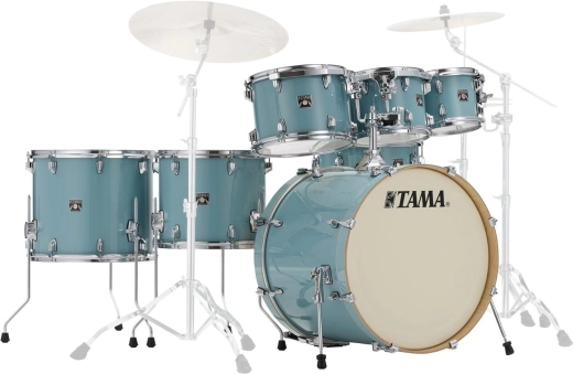 Superstar Classic 7-Piece Shell Pack (22,8,10,12,14,16,SD) - Light Emerald Blue/Green