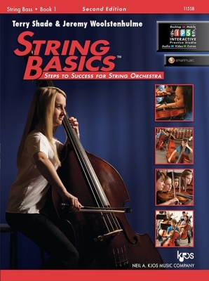 Kjos Music - String Basics Book1 Shade, Woolstenhulme Contrebasse Livre