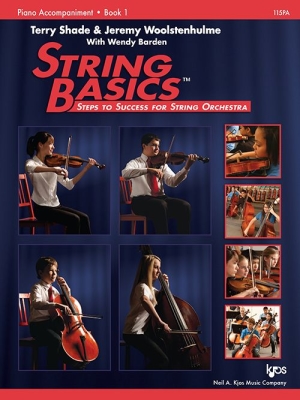 Kjos Music - String Basics Book 1 - Shade /Barden /Woolstenhulme - Piano Accompaniment - Book