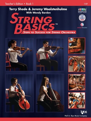 Kjos Music - String Basics Book 1 - Shade /Barden /Woolstenhulme - Teachers Edition - Book
