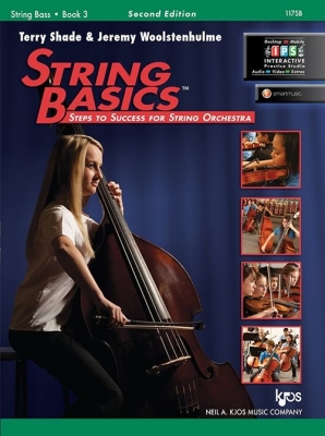 Kjos Music - String Basics Book 3 - Shade/Woolstenhulme - String Bass - Book