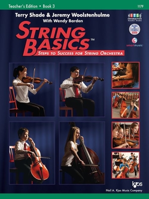 Kjos Music - String Basics Book3 Shade, Barden, Woolstenhulme dition denseignement Livre