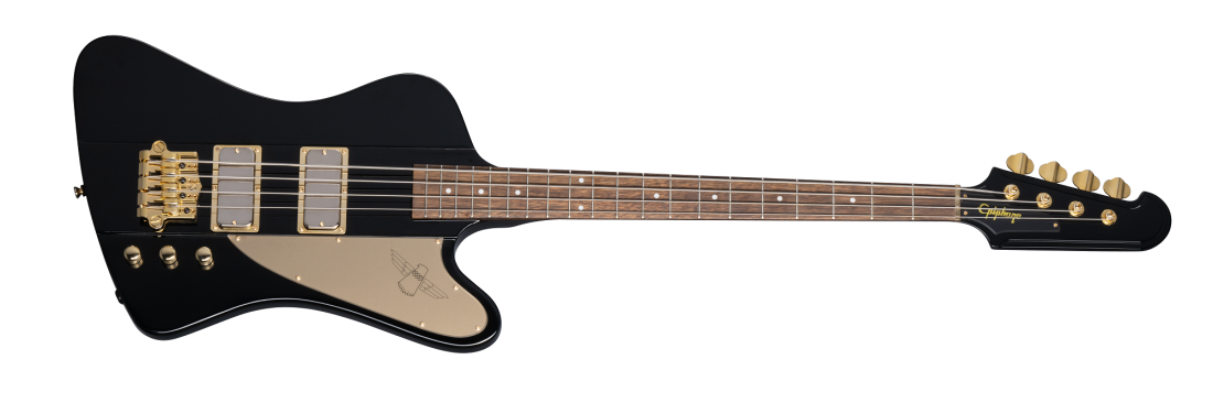 Rex-Brown Thunderbird Signature Bass with Hardshell Case - Ebony