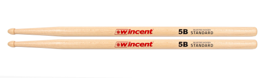 Wincent Drumsticks - Standard Hickory Drumsticks - 5B