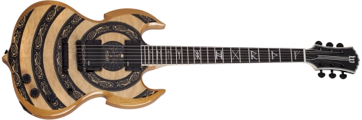 Schecter - Wylde Barbarian Norse Dragon Electric Guitar - RawTop