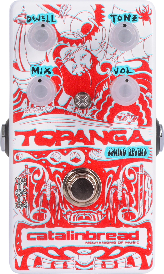 Topanga 3D Spring Reverb Pedal with 3D Glasses