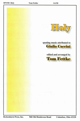 Beckenhorst Press Inc - Holy