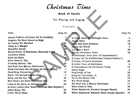 Christmas Time - Buchtel - 3rd Ensemble Part, Bb Clarinet /Cornet /Tenor Sax /Bass Clarinet /Baritone T.C. - Book