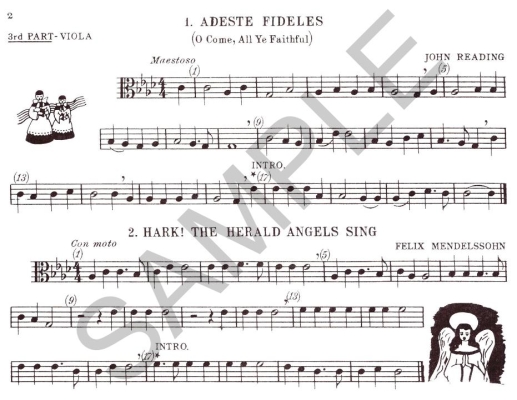Christmas Time - Buchtel - 3rd Ensemble Part, Viola - Book