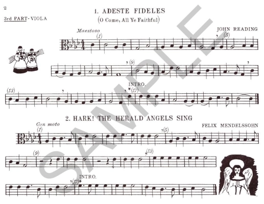 Christmas Time - Buchtel - 3rd Ensemble Part, Viola - Book