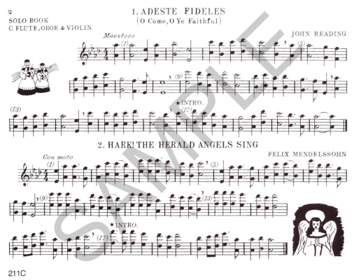 Christmas Time - Buchtel - 1st Ensemble Part C Solo, Flute /Oboe /Violin - Book