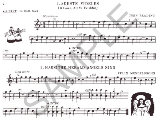 Christmas Time - Buchtel - 4th Ensemble Part, Eb Baritone Sax - Book