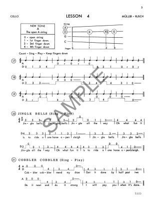 Muller-Rusch String Method Book 1 - Cello - Book