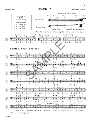 Muller-Rusch String Method Book 1 - String Bass - Book