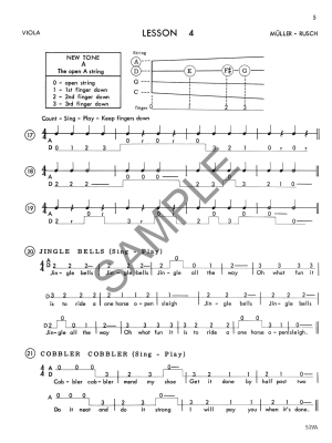 Muller-Rusch String Method Book 1 - Viola - Book