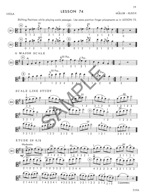 Muller-Rusch String Method Book 3 - Viola - Book