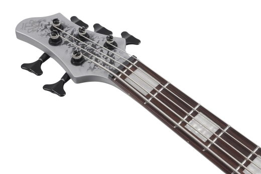 BTB Standard 5-String Electric Bass - Silver Blizzard Matte