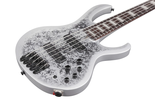 BTB Standard 5-String Electric Bass - Silver Blizzard Matte