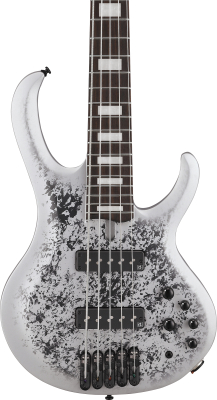 BTB Standard 5-String Electric Bass - Silver Blizzard Matte