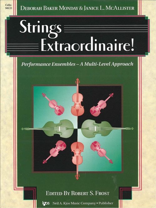 Strings Extraordinaire - McAllister/Monday - Cello - Book