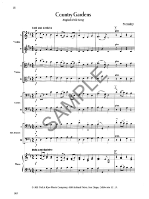 Strings Extraordinaire - McAllister/Monday - Score - Book