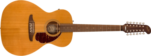 Fender - Villager 12-String Acoustic/Electric Guitar, Walnut Fingerboard, Tortoiseshell Pickguard - Aged Natural