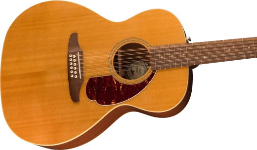 Villager 12-String Acoustic/Electric Guitar, Walnut Fingerboard, Tortoiseshell Pickguard - Aged Natural