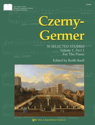 Kjos Music - 50 Selected Studies, Vol 1, Part 1 - Czerny/Germer - Piano - Book