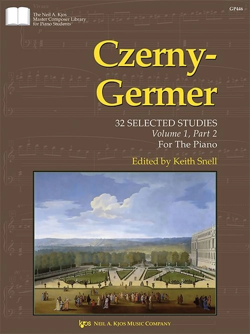 32 Selected Studies, Vol 1, Part 2 - Czerny/Germer - Piano - Book