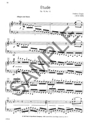 Piano Repertoire: Etudes, Level 10 - Snell - Piano - Book