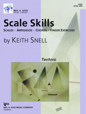 Kjos Music - Scale Skills, Level 1 - Snell - Piano - Book