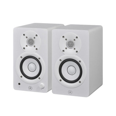 Yamaha - HS3 Powered Studio Monitors - White (Pair)