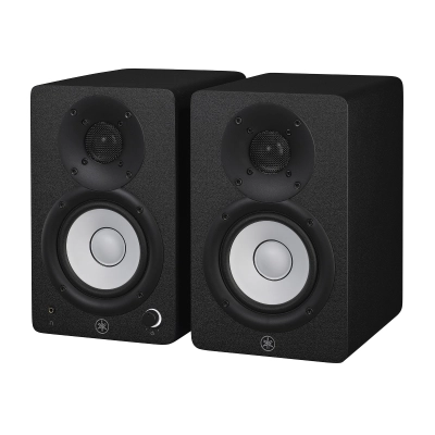 Yamaha - HS4 Powered Studio Monitors - Black (Pair)