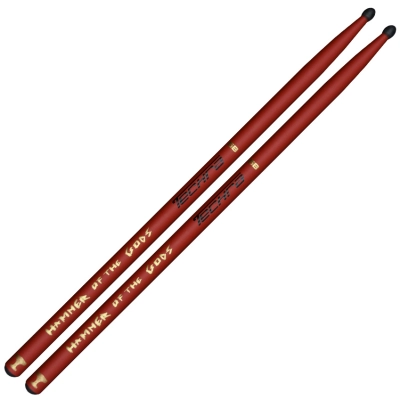 Techra - Hammer of the Gods 5B Drumsticks - Red