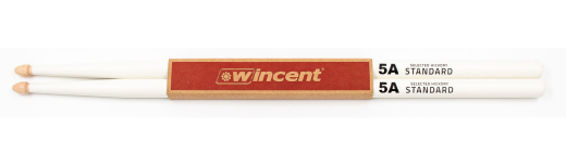 Wincent Drumsticks - Standard 5A Drumsticks - White