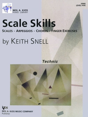 Kjos Music - Scale Skills, Level 5 - Snell - Piano - Book