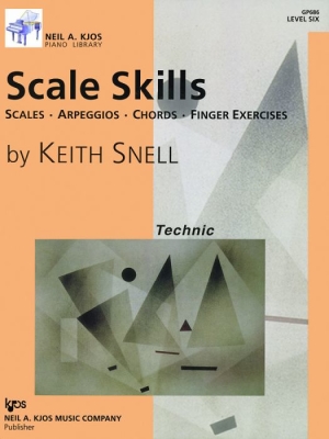Kjos Music - Scale Skills, Level 6 - Snell - Piano - Book