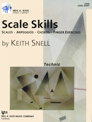 Scale Skills, Level 8 - Snell - Piano - Book