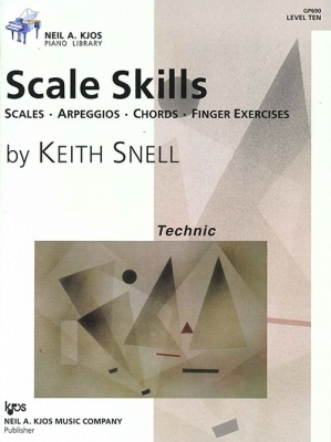 Kjos Music - Scale Skills, Level 10 - Snell - Piano - Book
