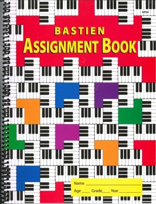 Kjos Music - Bastien Assignment Book - Piano - Book