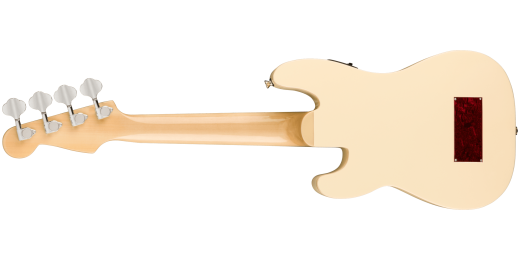 Fullerton Precision Bass Uke w/Electronics, Walnut Fingerboard - Olympic White